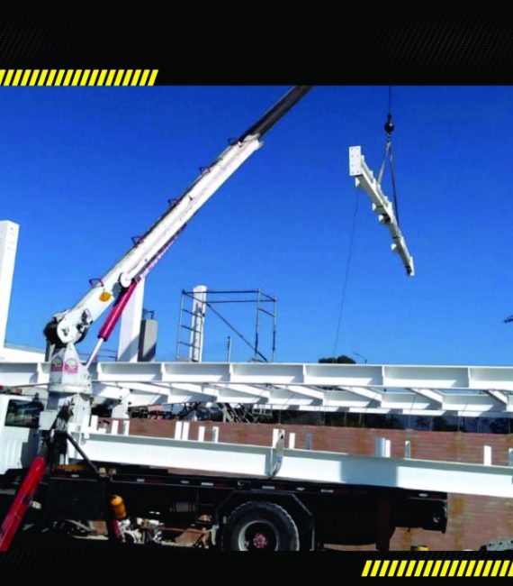 grúa trabajando